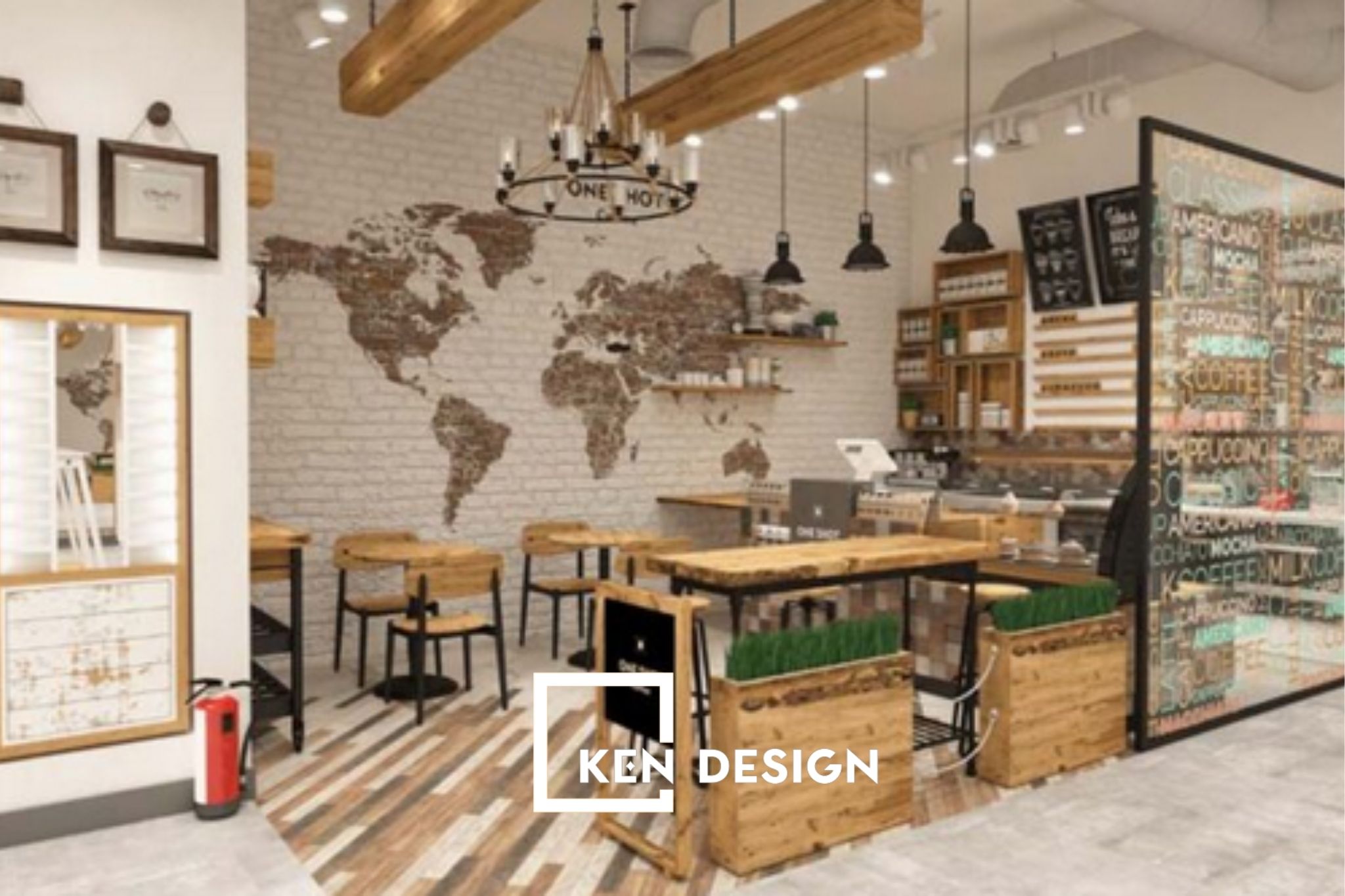 Phân bổ chi phí khi thiết kế quán cafe ngân sách thấp